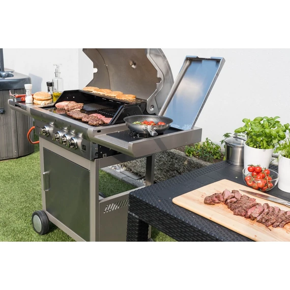 G21 California BBQ Premium line gázgrill, 4 égőfej + ajándék nyomáscsökkentő – 2. kép