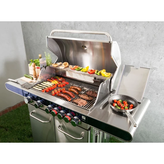 G21 Florida BBQ Premium line gázgrill, 7 égőfej + ajándék nyomáscsökkentő – 3. kép