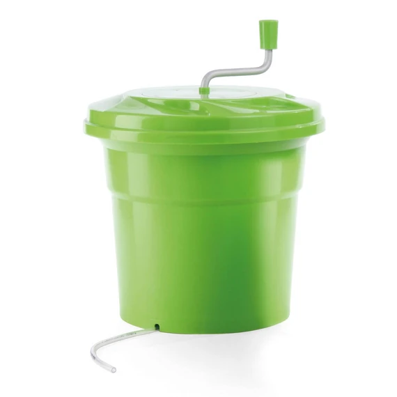 Saláta centrifuga, HENDI, 12L, Zöld, ⌀335x(H)430mm