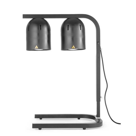 2 LÁMPÁS INFRAVÖRÖS MELEGENTARTÓ, HENDI, FEKETE, 230V/500W