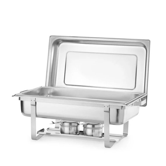 CHAFING GN 1/1 2 DB ÉGŐPASZTATARTÓVAL 9 L – 2. kép