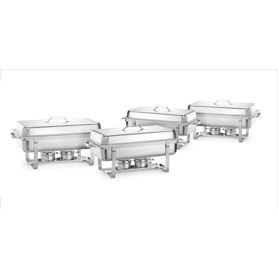 Chafing edényszett, HENDI, GN 1/1, 8,5L, 610x355x(H)297mm