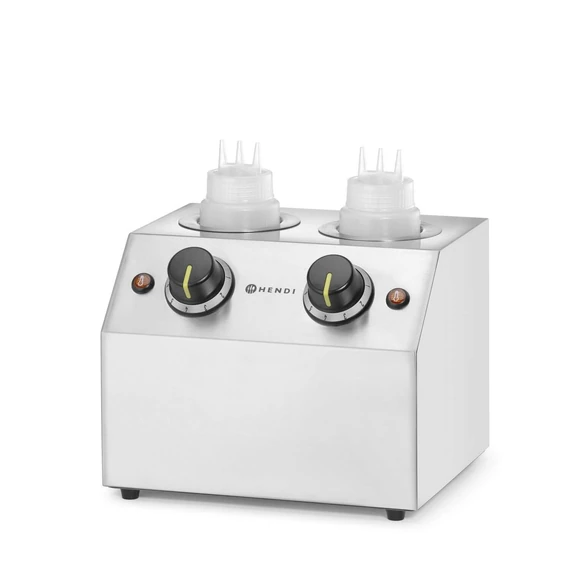 Dupla szószmelegítő, HENDI, 1,3L, 220-240V/400W, 270x223x(H)282mm – 2. kép