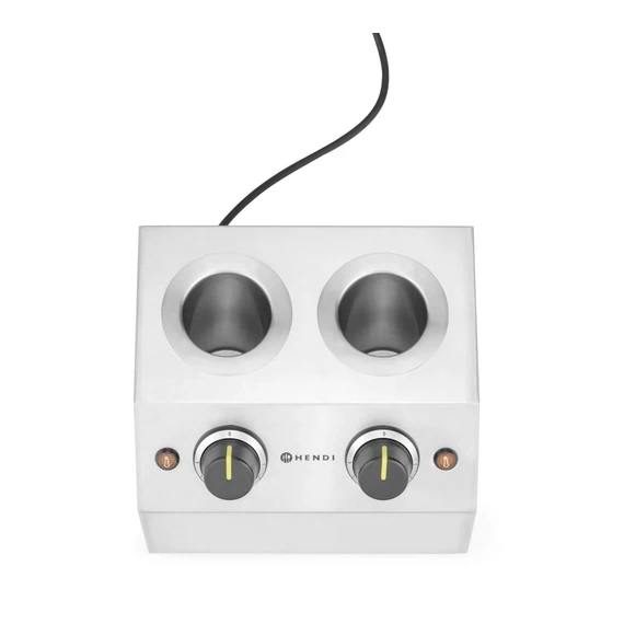 Dupla szószmelegítő, HENDI, 1,3L, 220-240V/400W, 270x223x(H)282mm – 4. kép