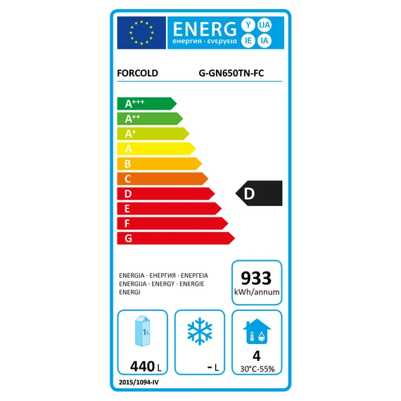 650L-ES ROZSDAMENTES ACÉL HŰTŐSZEKRÉNY GN2/1-ES BELSŐ MÉRETTEL – 2. kép
