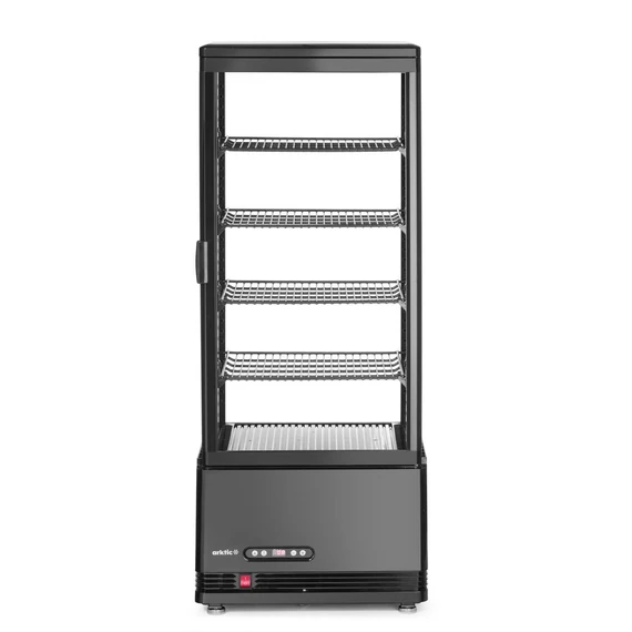 Bemutató vitrin 98L, Arktic, Fekete, 230V/210W, 397x444x(H)1100mm