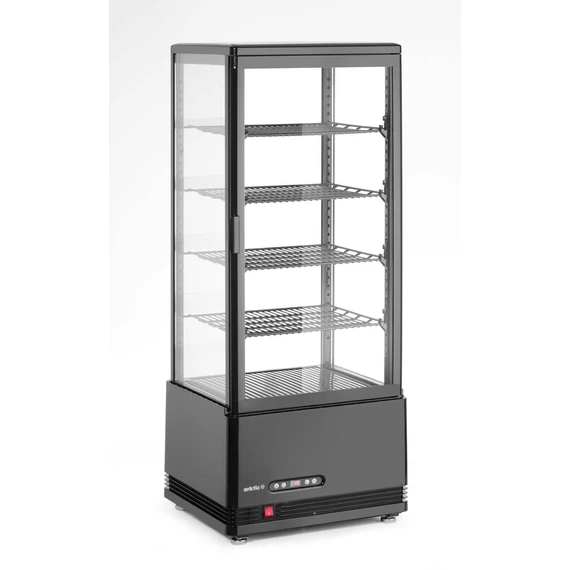 Bemutató vitrin 98L, Arktic, Fekete, 230V/210W, 397x444x(H)1100mm – 3. kép