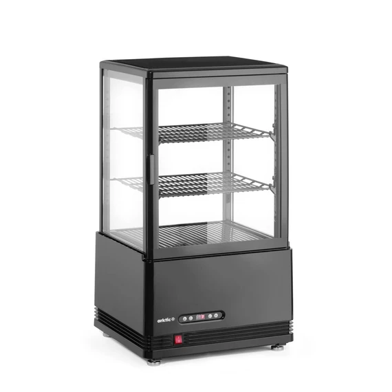 Bemutató vitrin 58L, Arktic, fekete, 230V/170W, 406x452x(H)830mm – 2. kép