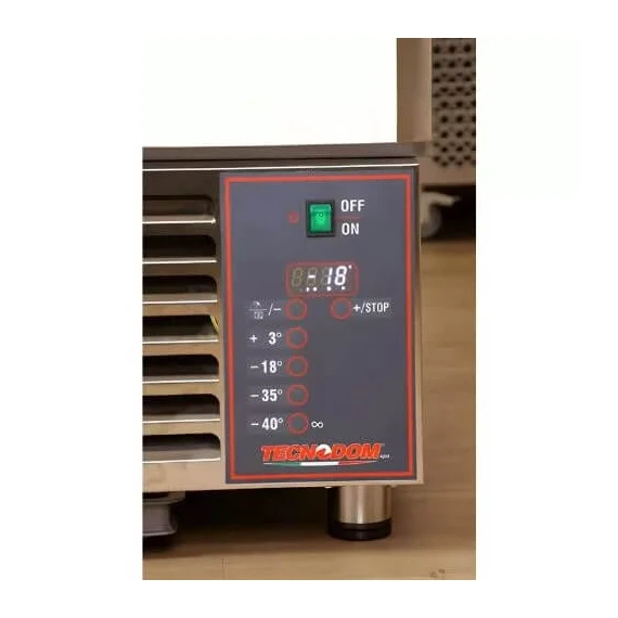 Sokkoló - Tecnodom sokkoló hűtő, GN1/1, 5 tálcás, elektronikus, 750x750x890/910 cm – 3. kép