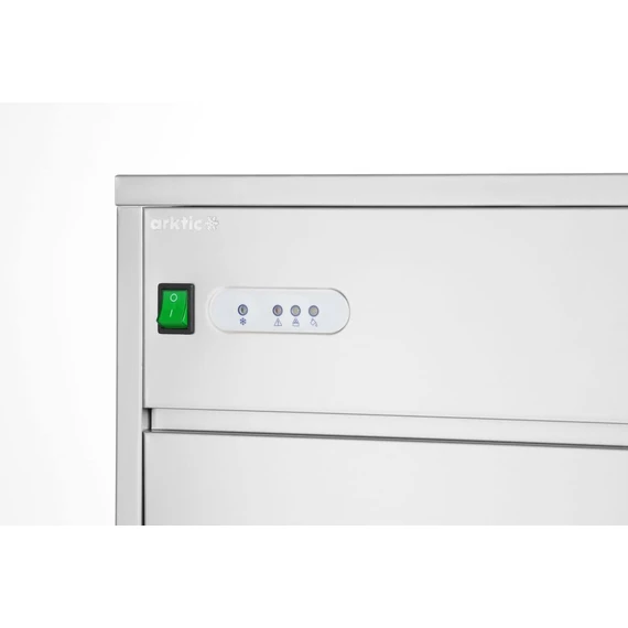 Jégkockakészítő gép, Arktic, ~26 kg/nap, 230V/241W, 400x600x(H)675mm – 3. kép