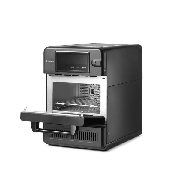 Nagy sebességű CombiTurbo sütő, HENDI, 18L, Fekete, 230V/3000W, 402x735x(H)608mm – 3. kép