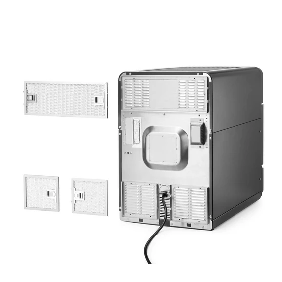 Nagy sebességű CombiTurbo sütő, HENDI, 18L, Fekete, 230V/3000W, 402x735x(H)608mm – 5. kép
