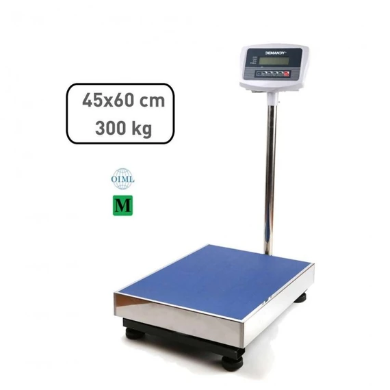 300 kg-os, raktári, hitelesített mérleg