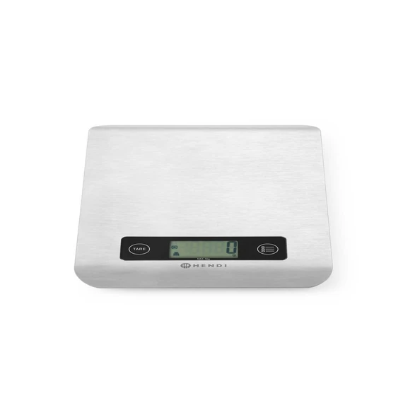 Konyhai mérleg 5 kg, HENDI, 169x218x(H)13mm