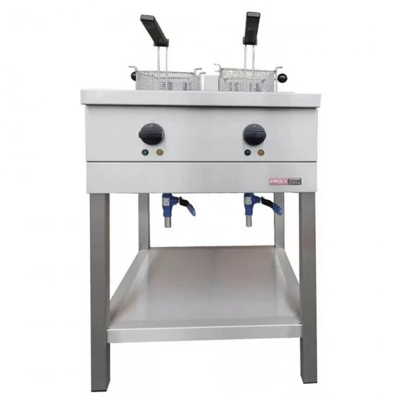 Emax Elektromos olajsütő, 700-as, 2x10 L, 9 kW