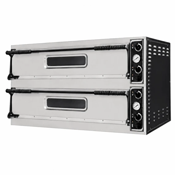 Körbe samottlapos PRISMAFOOD 4+4-es pizzakemence