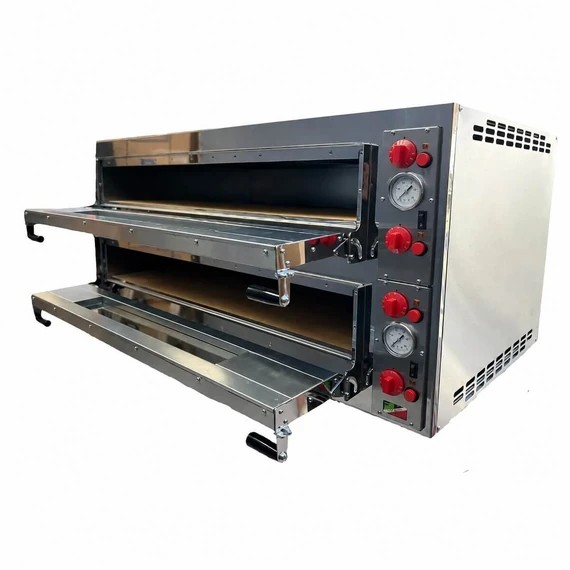 Olasz gyártmányú, 4+4-es pizzakemence – 2. kép