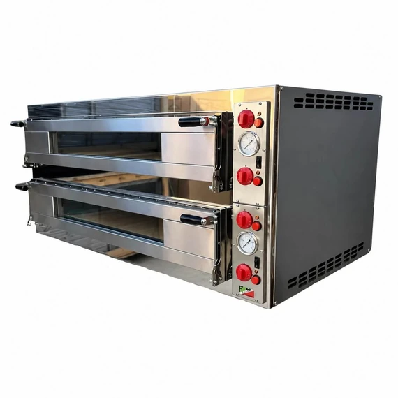Olasz gyártmányú, 4+4-es pizzakemence