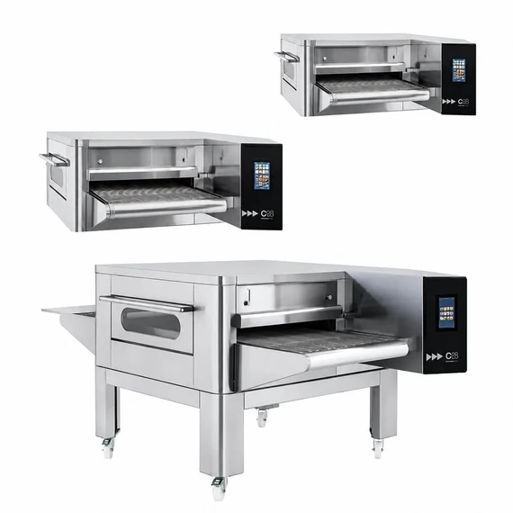 50-es olasz gyártmányú, alagút rendszerű, elektromos pizzakemence – 3. kép