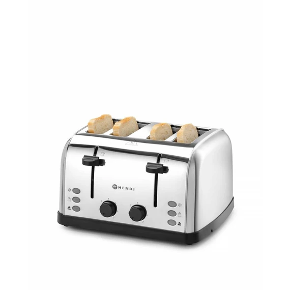 4 szeletes kenyérpirító, HENDI, 240V/1500W – 2. kép