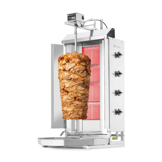 Gáz kebab grillsütő, HENDI, Profi Line, 230V/16W, 13kW – 4. kép