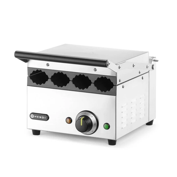 Kontaktgrill hot dogok és wrapek készítéséhez, HENDI, 220-240V/1800W, 385x285x(H)254mm – 2. kép